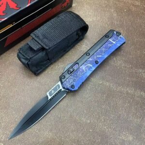 New Network Dot Zinc-handle Snake God OTF Knife