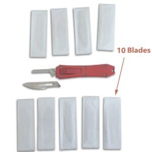 Scalpel Utility Knife With 10 Blade Knife Pink Box Cutter