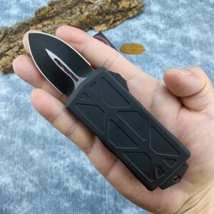 Zinc-handled Microtech Bighead Flying Fish OTF Knife