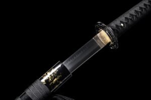 Black Dragon Wave Samurai Fixed Blade Knife