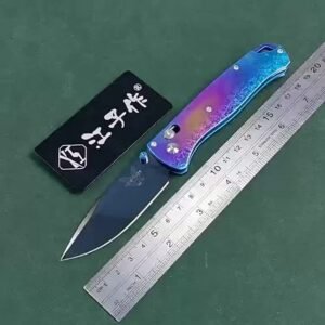 Butterfly 535 M390 Ultra Mirror DLC Ice Crystal Titanium Alloy Handle SF Express Folding Knife