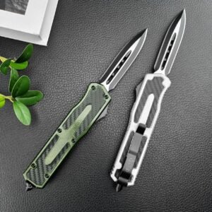 Zinc-shank Microtech Scira Jumps Directly OTF Knife