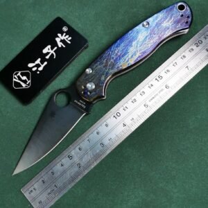 Spider C81 M390 Titanium Alloy Handle SF Express Folding Knife