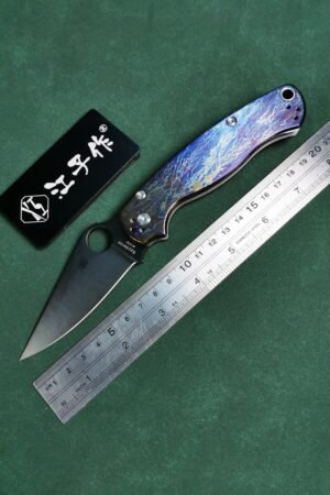 Spider C81 M390 Titanium Alloy Handle SF Express Folding Knife