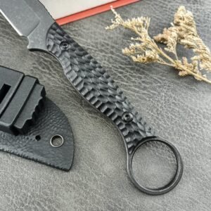 The American TOOR Tactics Have No Logo Fixed Blade Knife
