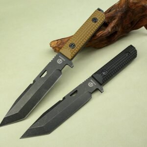 Those Who Advance Are Slightly Straightened Outside The Door Fixed Blade Knife