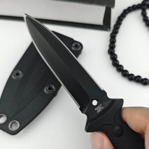 (G46) Poisonous Eyes Double-Peaked Hand Thorn Push Dagger