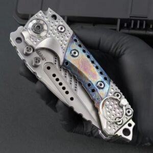 Miller Bros. T1 Heavy Folding Knife with Blue-Finish Handle