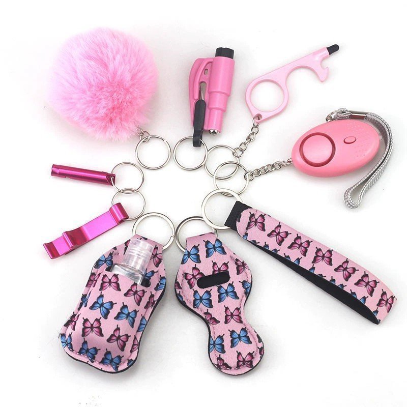 4-1.jpg Personal Defense Keychain Popular Self-Defense 10-Piece Set