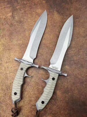Rambo MK9 Stone Washed A8 Steel Fixed Blade Knife