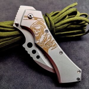 The Skeleton Scythe Was Slightly Broken Folding Knife