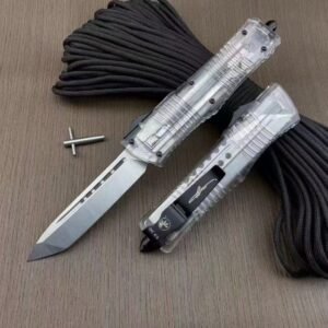 Microtech Fully Transparent Handle Dalong 2nd Generation OTF Knife
