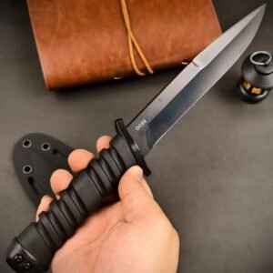 Alpha Tactical Black Knight Armor-Piercing Fixed Blade Knife