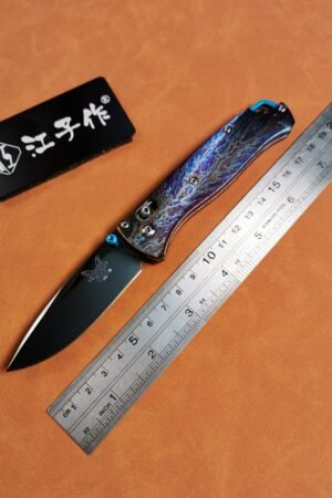 Butterfly 535 M390 Ultramirror Light DLC Blade Titanium Handle SF Express