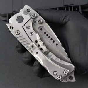 Miller Bros. T1 Heavy Folding Knife with Blue-Finish Handle