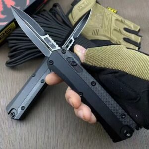 Microtech: All Black Snake God, Black Blade