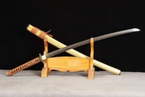 Ghost Handmade Golden Samurai Fixed Blade Knife