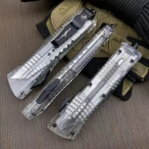 Microtech Fully Transparent Handle Dalong 2nd Generation OTF Knife