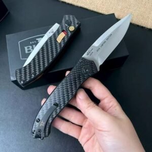 Buck 838 Carbon-Fiber Handle Side-Opening Knife