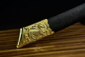 Golden Qilin Combat Knife