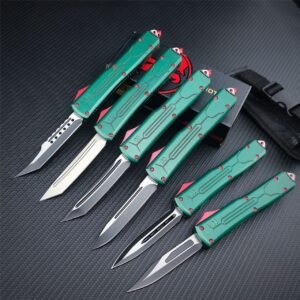 Zinc-handle Microtech Bounty Hunter OTF Knife