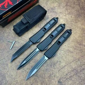 Microtech Navy UT Black-Blade OTF Knife