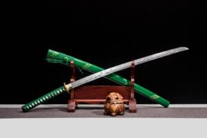 Green Pine Warrior Fixed Blade Knife
