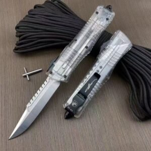 Microtech Fully Transparent Handle Dalong 2nd Generation OTF Knife