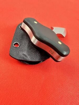 Winkler 3V Custom Black-Handle Push Dagger