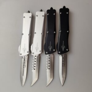 Microtech Big Dragon Gen 2 OTF Knife with Dagger and Claw Logos