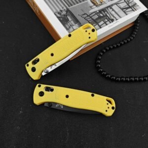 Butterfly 535 Yellow Stem Fold Folding Knife