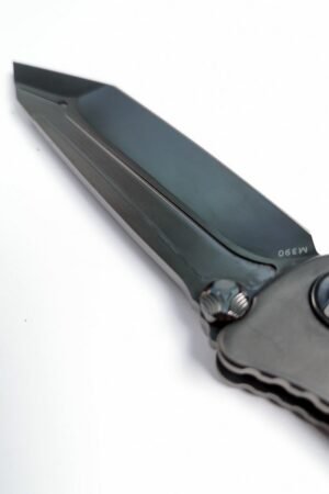 Microtech Delta DLC All Black M390 Titanium Alloy Shunfeng Folding Knife