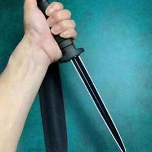 Classic Black Triangular Version Fixed Blade Knife