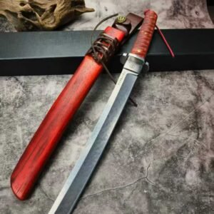Honshu Red Demon Extreme-Core Samurai Fixed Blade Knife