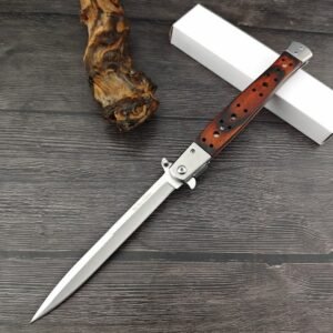 The Wooden-handled Swordfish Broke With A Loud Cry Folding Knife