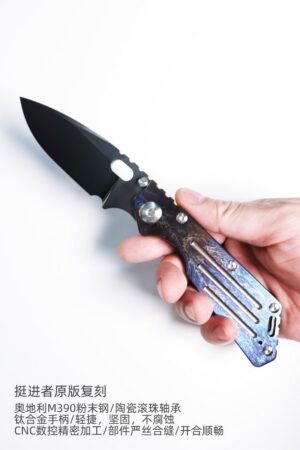 Pioneer SMF DLC Blade M390 Titanium Alloy Handle SF Express