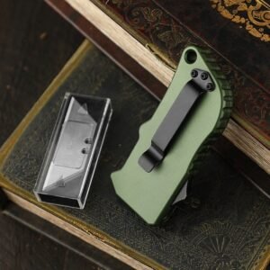 OTF Box Cutter Utility Knife Blade Knife Equipped With 5 Blades