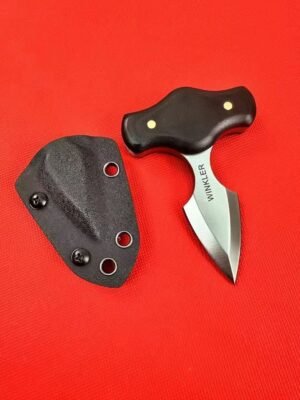 Winkler 3V Custom Black-Handle Push Dagger