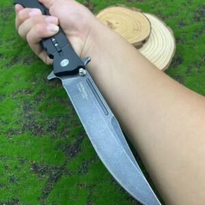 Large Cold Steel Luzon Large Folded Stone Wash Folding Knife