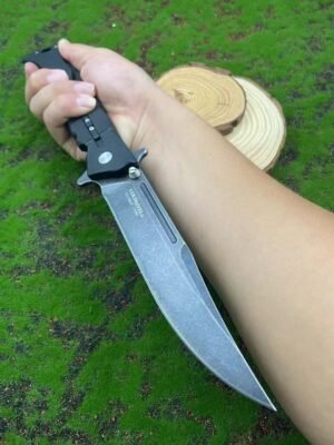 Large Cold Steel Luzon Large Folded Stone Wash Folding Knife