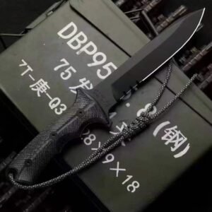 Chris Reeve Green Beret Partially Serrated Fixed Blade Knife