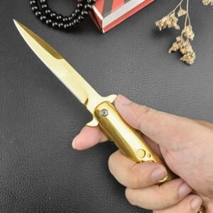 M10 Swordfish Gold Fold Folding Knife