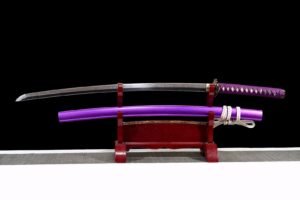 Purple-Sheath Commander Samurai Fixed Blade Knife