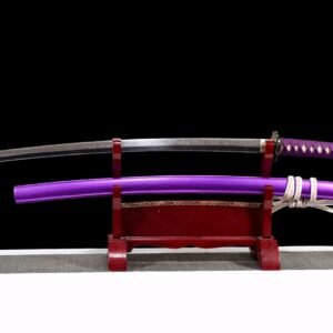 Purple-Sheath Commander Samurai Fixed Blade Knife