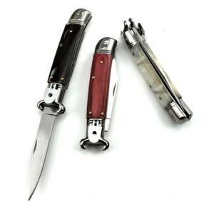 AKC 8-inch Flip Hand Guard Side-Opening Switchblade
