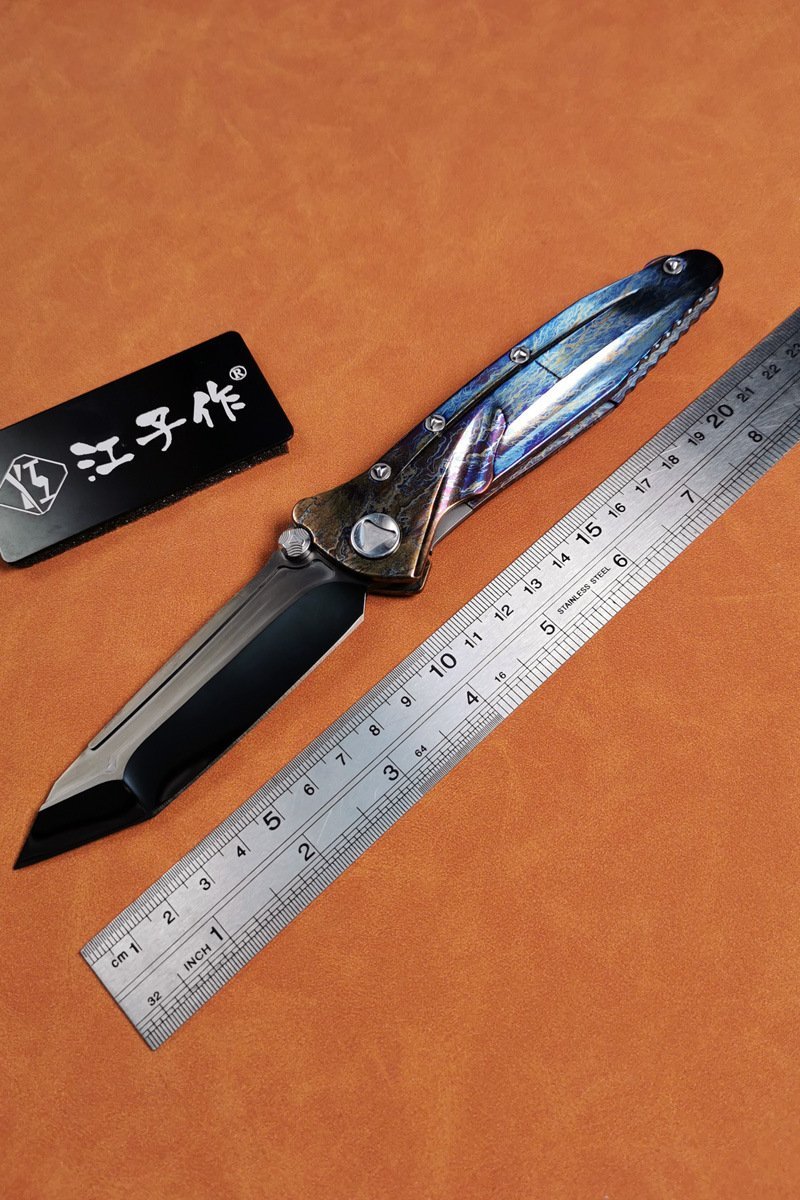 7a6ce623-da3c-45e3-ad7f-63097d83810d.jpeg Microtech Delta DLC Blade M390 Titanium Alloy Handle SF Express