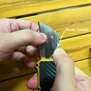 OTF Box Cutter Utility Knife Blade Knife Equipped With 5 Blades