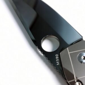 Spider C199 M390 Mirror DLC Blade Titanium Handle SF Express