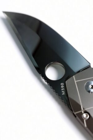 Spider C199 M390 Mirror DLC Blade Titanium Handle SF Express