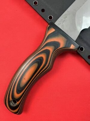 Mad Dog Voodoo Queen Red-Handle Fixed Blade Knife